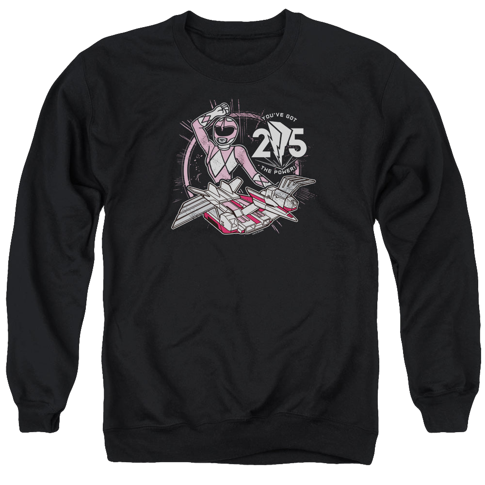 Mighty Morphin Power Rangers Pink 25 - Men's Crewneck Sweatshirt Men's Crewneck Sweatshirt Power Rangers   