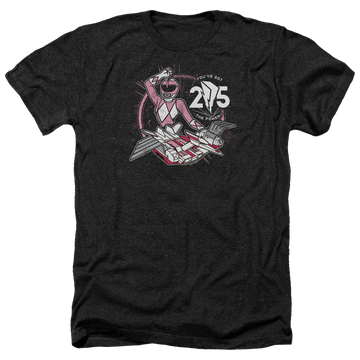 Mighty Morphin Power Rangers Pink 25 - Men's Heather T-Shirt Men's Heather T-Shirt Power Rangers   
