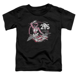 Mighty Morphin Power Rangers Pink 25 - Toddler T-Shirt Toddler T-Shirt Power Rangers   