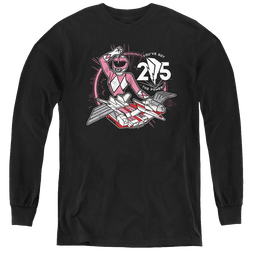 Mighty Morphin Power Rangers Pink 25 - Youth Long Sleeve T-Shirt Youth Long Sleeve T-Shirt Power Rangers   
