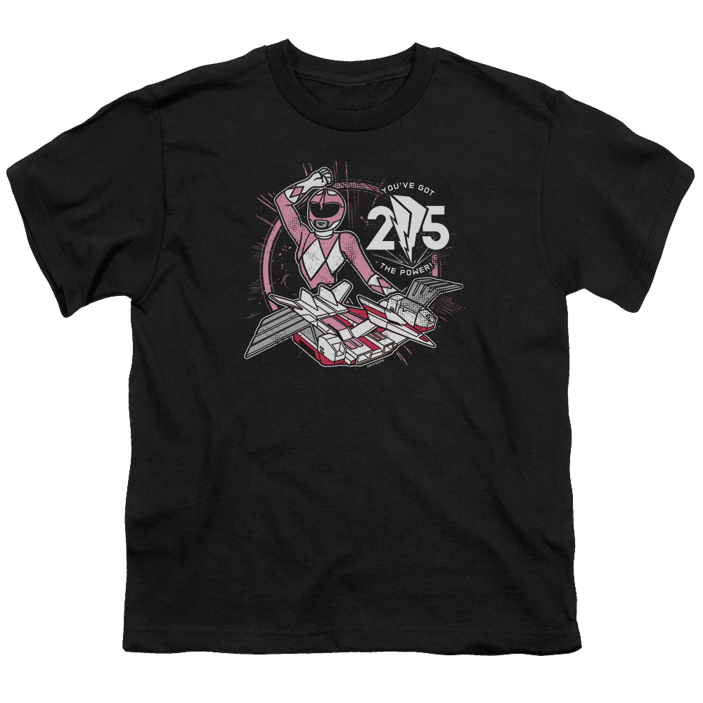 Mighty Morphin Power Rangers Pink 25 - Youth T-Shirt Youth T-Shirt (Ages 8-12) Power Rangers   