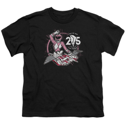 Mighty Morphin Power Rangers Pink 25 - Youth T-Shirt Youth T-Shirt (Ages 8-12) Power Rangers   