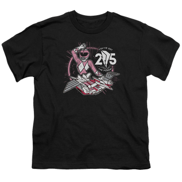 Mighty Morphin Power Rangers Pink 25 - Youth T-Shirt Youth T-Shirt (Ages 8-12) Power Rangers   