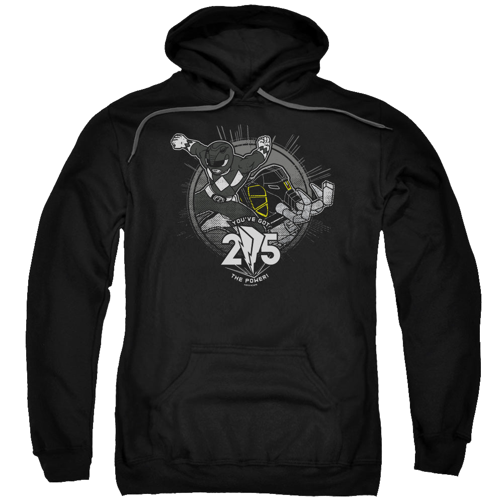 Mighty Morphin Power Rangers Black 25 - Pullover Hoodie Pullover Hoodie Power Rangers   