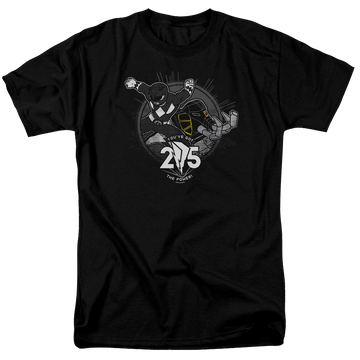 Mighty Morphin Power Rangers Black 25 - Men's Regular Fit T-Shirt Men's Regular Fit T-Shirt Power Rangers   