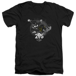 Mighty Morphin Power Rangers Black 25 - Men's V-Neck T-Shirt Men's V-Neck T-Shirt Power Rangers   