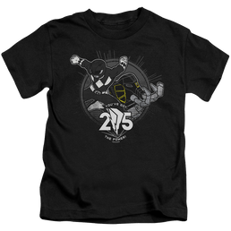 Mighty Morphin Power Rangers Black 25 - Kid's T-Shirt Kid's T-Shirt (Ages 4-7) Power Rangers   