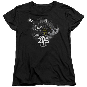 Mighty Morphin Power Rangers Black 25 - Women's T-Shirt Women's T-Shirt Power Rangers   