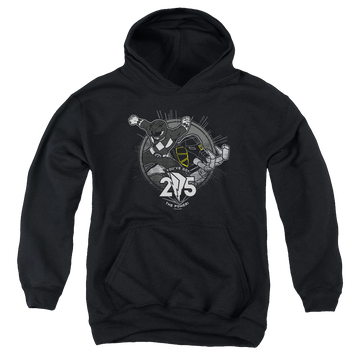 Mighty Morphin Power Rangers Black 25 - Youth Hoodie Youth Hoodie (Ages 8-12) Power Rangers   