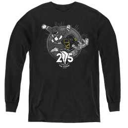 Mighty Morphin Power Rangers Black 25 - Youth Long Sleeve T-Shirt Youth Long Sleeve T-Shirt Power Rangers   