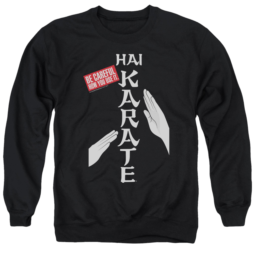 Hai Karate Be Careful Men's Crewneck Sweatshirt Men's Crewneck Sweatshirt Hai Karate   