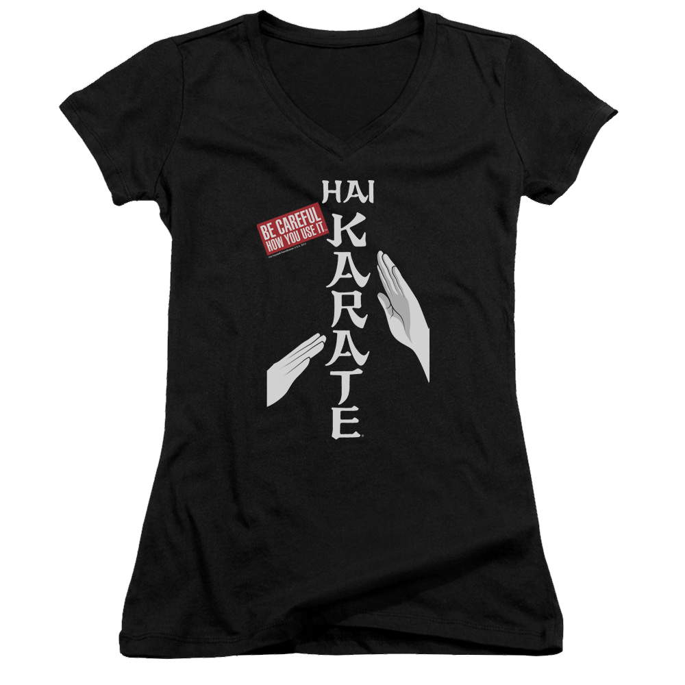 Hai Karate Be Careful Juniors V-Neck T-Shirt Juniors V-Neck T-Shirt Hai Karate   