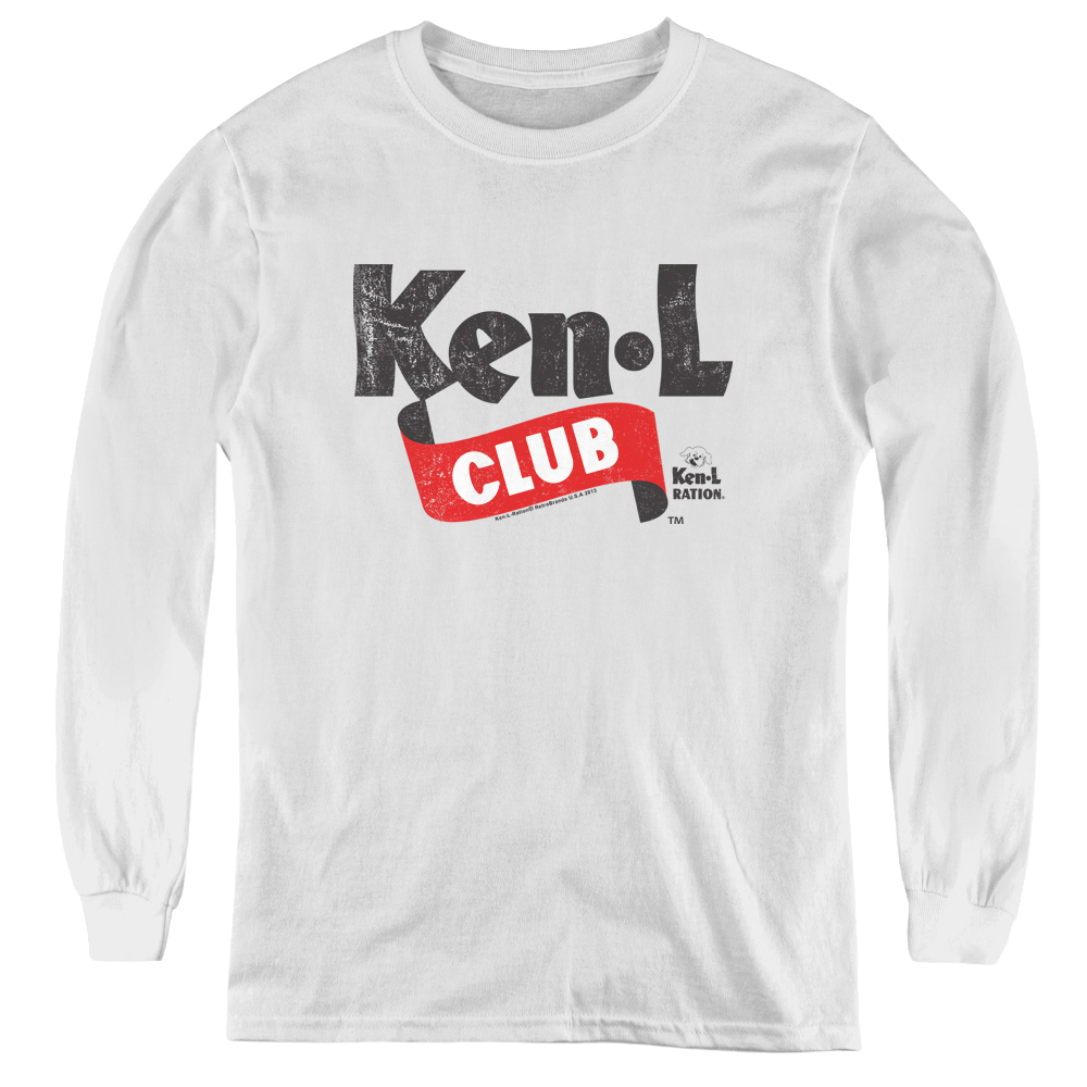 Ken-L Ration Ken L Club - Youth Long Sleeve T-Shirt Youth Long Sleeve T-Shirt Ken-L Ration   