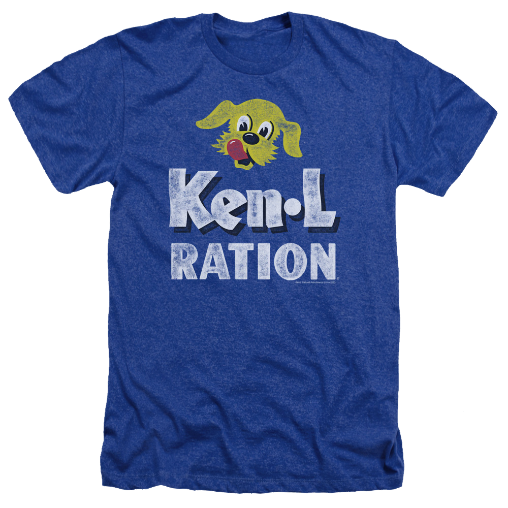 Ken L Ration Distressed Logo Men's Heather T-Shirt Men's Heather T-Shirt Ken-L Ration   