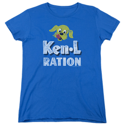 Ken L Ration Distressed Logo Women's T-Shirt Women's T-Shirt Ken-L Ration   