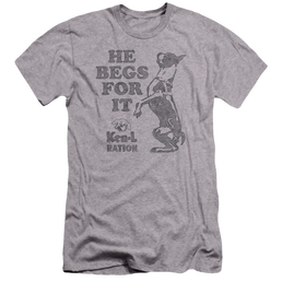 Ken L Ration Begs Men's Premium Slim Fit T-Shirt Men's Premium Slim Fit T-Shirt Ken-L Ration   