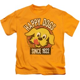 Ken L Ration Happy Dogs Kid's T-Shirt (Ages 4-7) Kid's T-Shirt (Ages 4-7) Ken-L Ration   