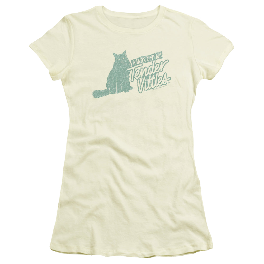 Tender Vittles Hands Off - Juniors T-Shirt Juniors T-Shirt Tender Vittles   