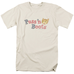Puss 'n Boots Cat Face Logo - Men's Regular Fit T-Shirt Men's Regular Fit T-Shirt Puss 'n Boots   