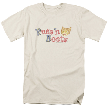 Puss 'n Boots Cat Face Logo - Men's Regular Fit T-Shirt Men's Regular Fit T-Shirt Puss 'n Boots   