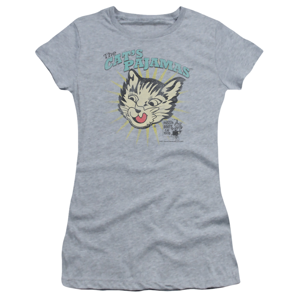Puss 'n Boots Cats Pajamas - Juniors T-Shirt Juniors T-Shirt Puss 'n Boots   