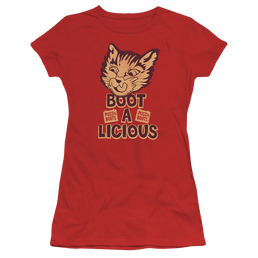 Puss 'n Boots Boot A Licious - Juniors T-Shirt Juniors T-Shirt Puss 'n Boots   