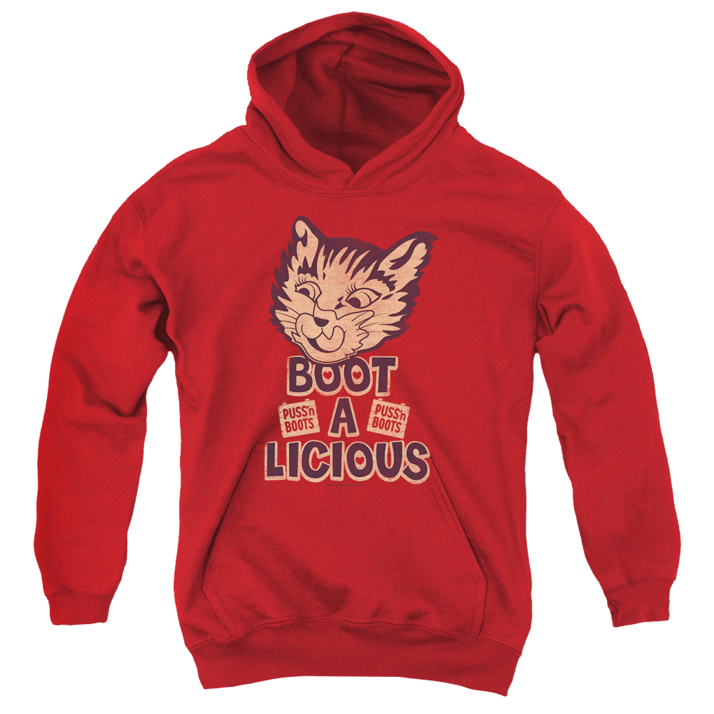 Puss 'n Boots Boot A Licious - Youth Hoodie Youth Hoodie (Ages 8-12) Puss 'n Boots   
