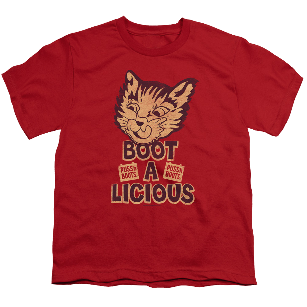 Puss 'n Boots Boot A Licious - Youth T-Shirt Youth T-Shirt (Ages 8-12) Puss 'n Boots   