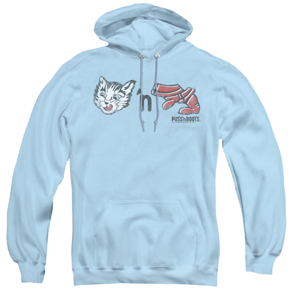 Puss 'N Boots Rebus Logo - Pullover Hoodie Pullover Hoodie Puss 'n Boots   
