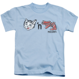 Puss 'n Boots Rebus Logo - Kid's T-Shirt Kid's T-Shirt (Ages 4-7) Puss 'n Boots   