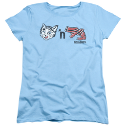 Puss 'n Boots Rebus Logo - Women's T-Shirt Women's T-Shirt Puss 'n Boots   