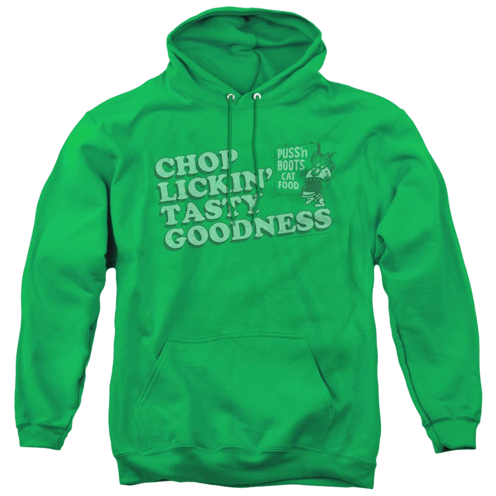 Puss 'N Boots Chop Lickin Tasty Goodness - Pullover Hoodie Pullover Hoodie Puss 'n Boots   