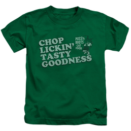 Puss 'n Boots Chop Lickin Tasty Goodness - Kid's T-Shirt Kid's T-Shirt (Ages 4-7) Puss 'n Boots   
