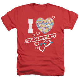 Smarties I Heart Smarties - Men's Heather T-Shirt Men's Heather T-Shirt Smarties   