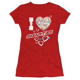 Smarties I Heart Smarties - Juniors T-Shirt Juniors T-Shirt Smarties   