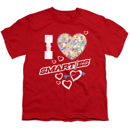 Smarties I Heart Smarties - Youth T-Shirt Youth T-Shirt (Ages 8-12) Smarties   