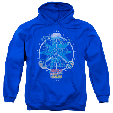 Royal pullover hoodie with Smarties Peace Lollies graphic