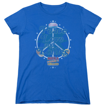 Royal women's t-shirt with Smarties Peace Lollies graphic
