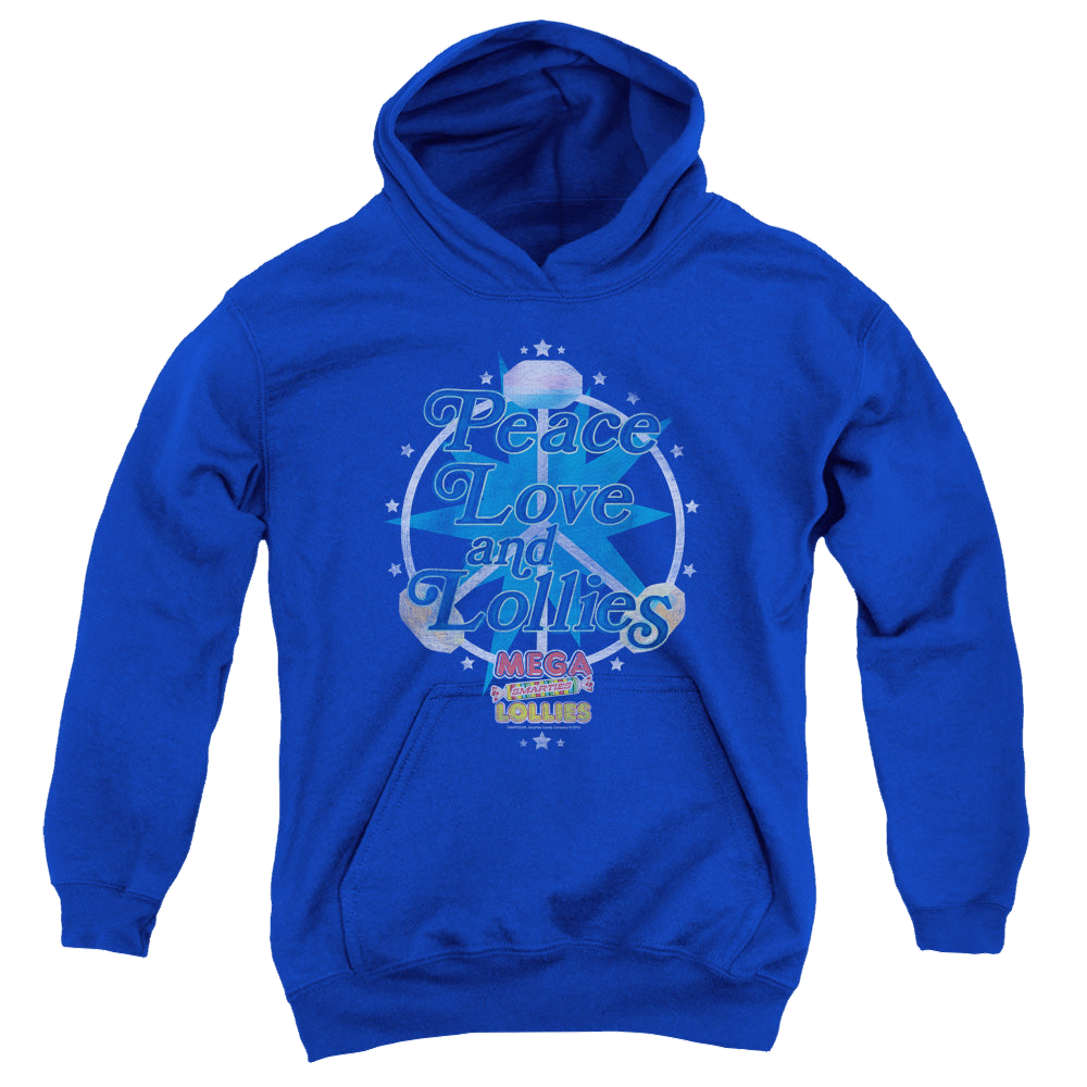 Smarties Peace Lollies - Youth Hoodie Youth Hoodie (Ages 8-12) Smarties   