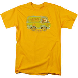 Scooby Doo The Mystery Machine Men's Regular Fit T-Shirt Men's Regular Fit T-Shirt Scooby Doo   
