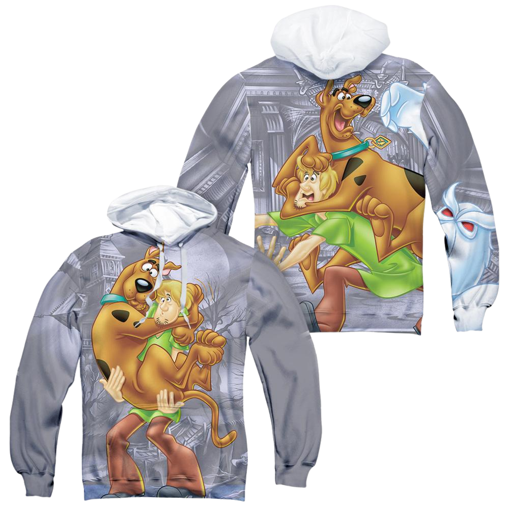 Scooby Doo Scooby And Shaggy All-Over Print Pullover Hoodie All-Over Print Pullover Hoodie Scooby Doo   
