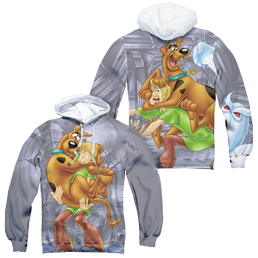 Scooby Doo Scooby And Shaggy All-Over Print Pullover Hoodie All-Over Print Pullover Hoodie Scooby Doo   