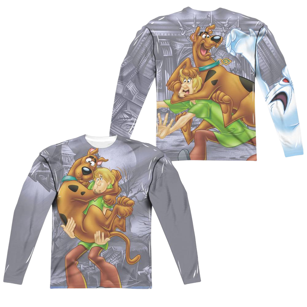 Scooby Doo Scooby And Shaggy Men's All-Over Print T-Shirt Men's All-Over Print Long Sleeve Scooby Doo   