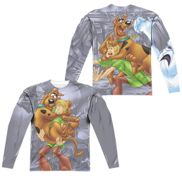 Scooby Doo Scooby And Shaggy Men's All-Over Print T-Shirt Men's All-Over Print Long Sleeve Scooby Doo   