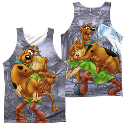 Scooby Doo Scooby And Shaggy Men's All Over Print Tank Men's All Over Print Tank Scooby Doo   