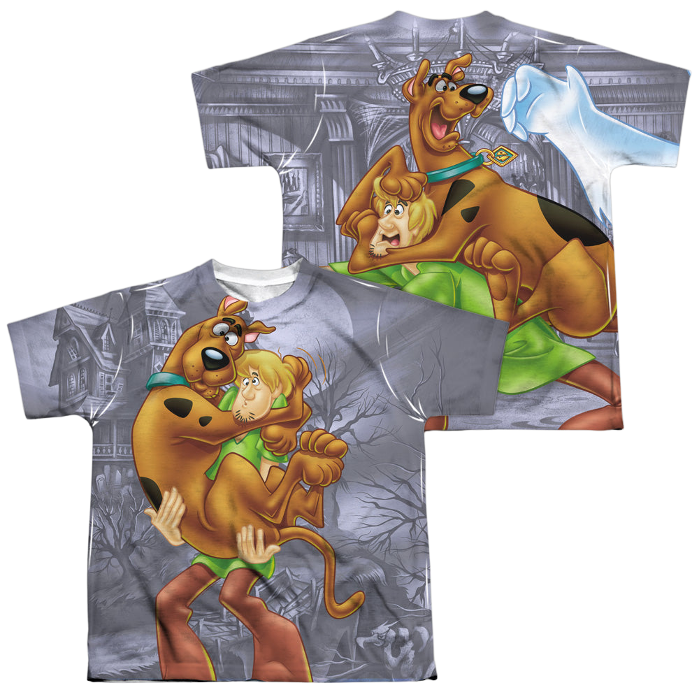 Scooby Doo Scooby & Shaggy (Front/Back Print) - Youth All-Over Print T-Shirt Youth All-Over Print T-Shirt (Ages 8-12) Scooby Doo   