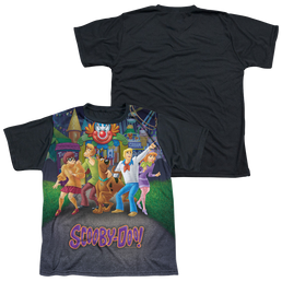 Scooby Doo Amusement Park - Youth Black Back T-Shirt Youth Black Back T-Shirt (Ages 8-12) Scooby Doo   
