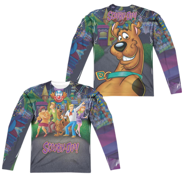 Scooby Doo Amusement Park men's all-over print long sleeve