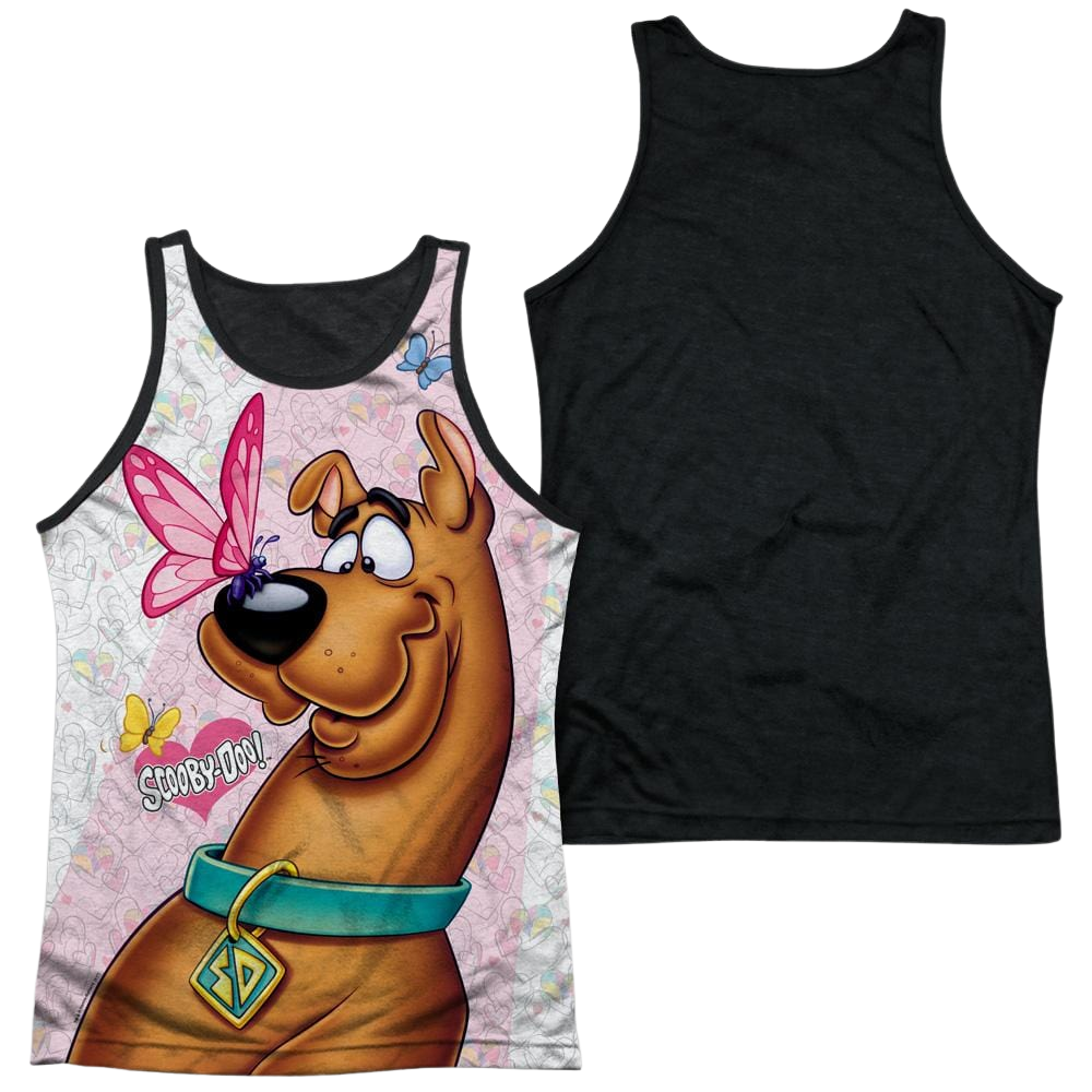 Scooby Doo Butterfly Men's Black Back Tank Men's Black Back Tank Scooby Doo   