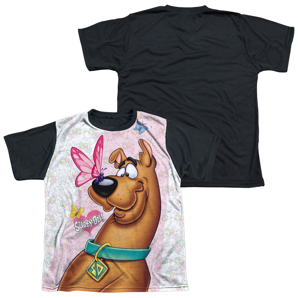 Scooby Doo Butterfly - Youth Black Back T-Shirt Youth Black Back T-Shirt (Ages 8-12) Scooby Doo   
